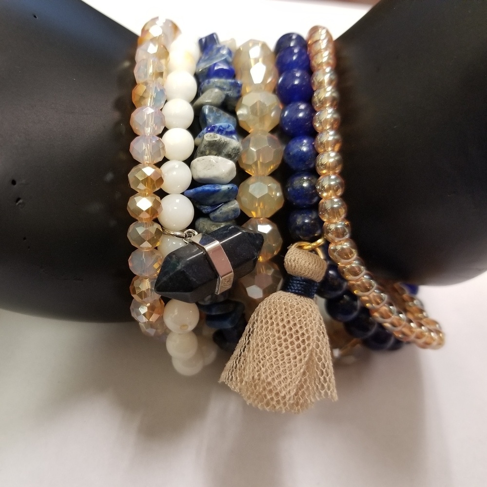 Handmade stretch bracelets